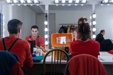 2 Comédiens en coulisse